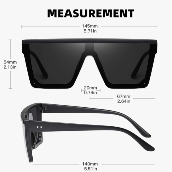 NEW STORYCOAST RETRO SQUARE SUNGLASSES - Picture 6 of 12